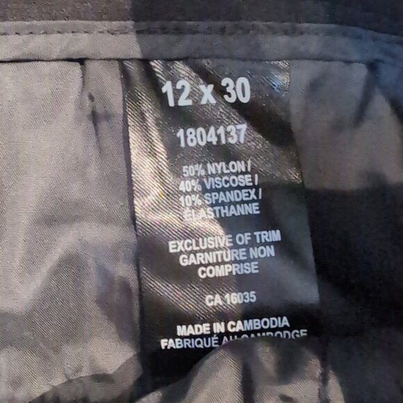 Sz 12 Talbots Black Dress Style Pants - Picture 3 of 7